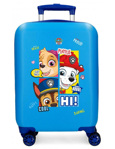 4311322 ABS SUITCASE 50 CM 4W. PAW PATROL BE HAPPY